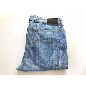 $295 Diesel Women’s Black Gold Type-1820 Straight Cropped Jeans Light Blue Sz 27